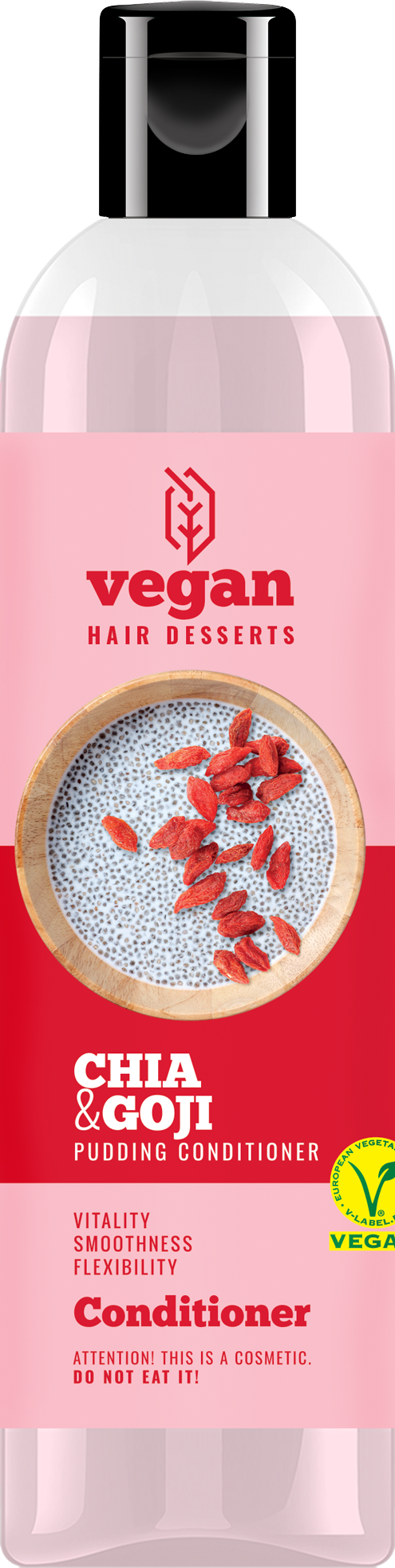Balsam Vegan Dessert Spa cu CHIA si GOJI pentru vitalitate,netezire si flexibilitate 300 ml cod.0279