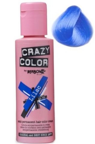 Crazy Color vopsea nuantatoare semipermanenta 100 ml –  lilac  nr.55